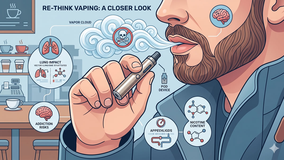 The Hidden Dangers of Zero-Nicotine Vapes: Lung Damage & Toxins